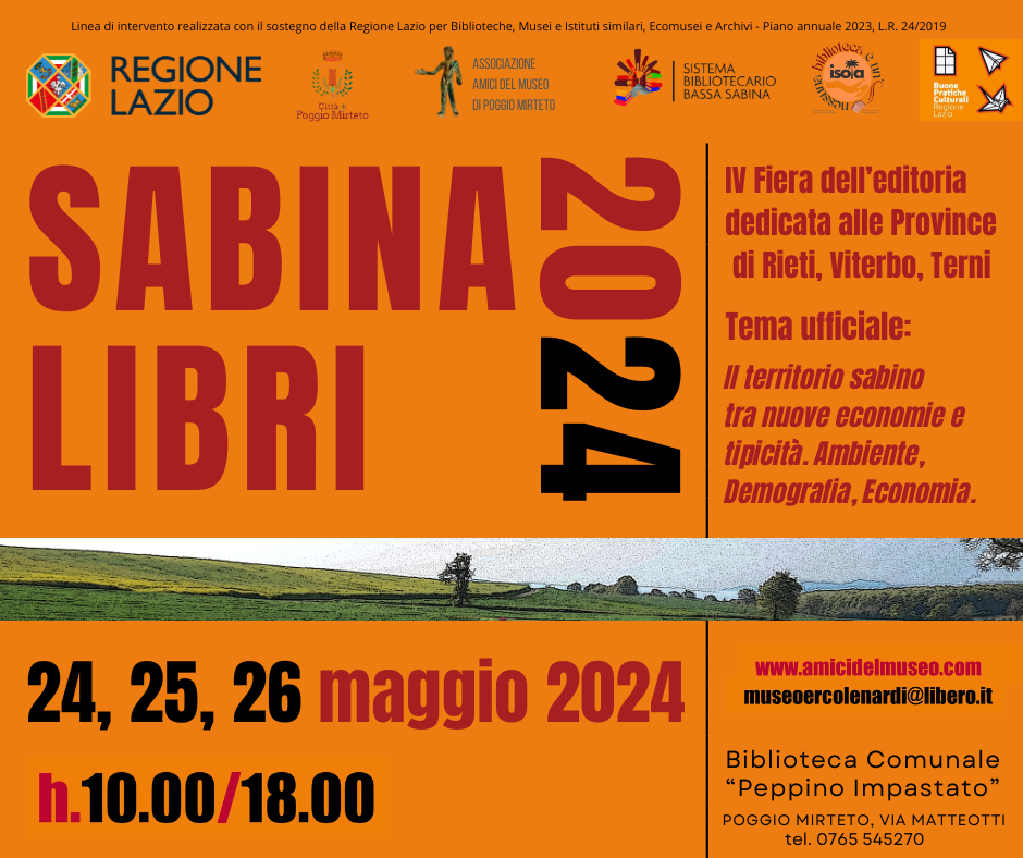 poster sabina libri 2024